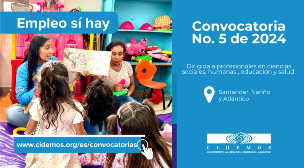 blog CONVOCATORIA No. 05 - 2024. SEDES: SANTANDER, NARIÑO Y ATLÁNTICO, DIRIGIDA A PROFESIONALES EN CIENCIAS SOCIALES, HUMANAS, EDUCACIÓN Y SALUD