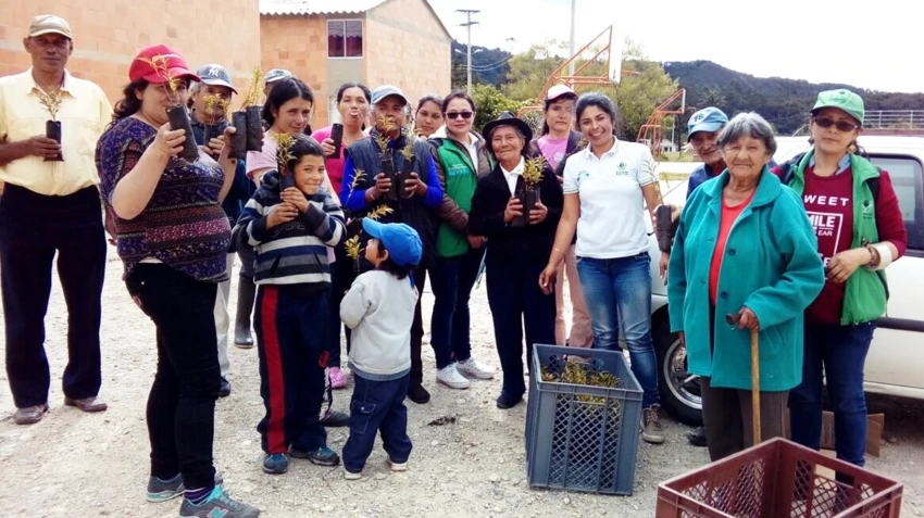 Plantas para el cuidado, la unión y embellecimiento en Arcabuco, Boyacá