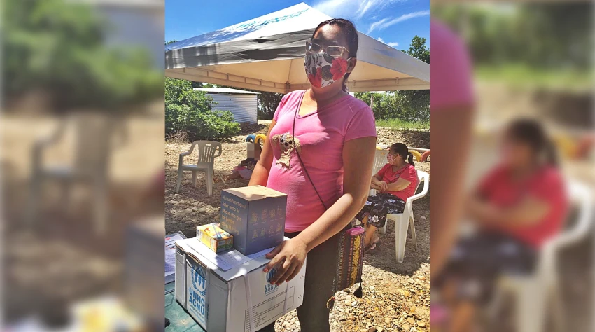 ACNUR entrega 304 kits de elementos de Alivio Básico familias de Comunidades Tejedoras de Paz