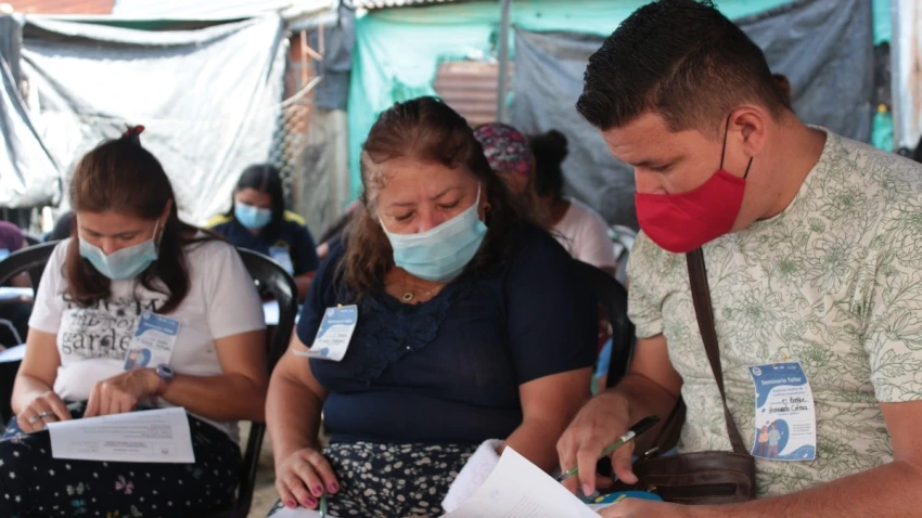 COMUNIDAD DE EL BOSQUE EN ARAUQUITA PARTICIPAN EN SEMINARIO-TALLER EN ‘RESOLUCIÓN PACÍFICA DE CONFLICTOS COMUNITARIOS’.