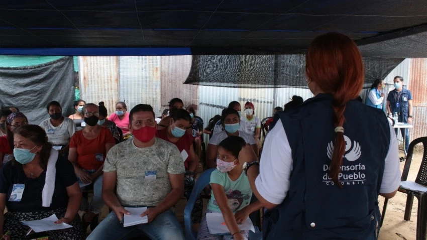 COMUNIDAD DE EL BOSQUE EN ARAUQUITA PARTICIPAN EN SEMINARIO-TALLER EN ‘RESOLUCIÓN PACÍFICA DE CONFLICTOS COMUNITARIOS’.