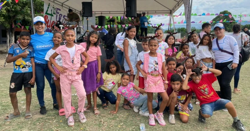 VILLA DEL ROSARIO CELEBRÓ EL 4TO FESTIVAL SUEÑOS DE FRONTERA JUNTO A CIDEMOS, MOIRAS Y UNICEF