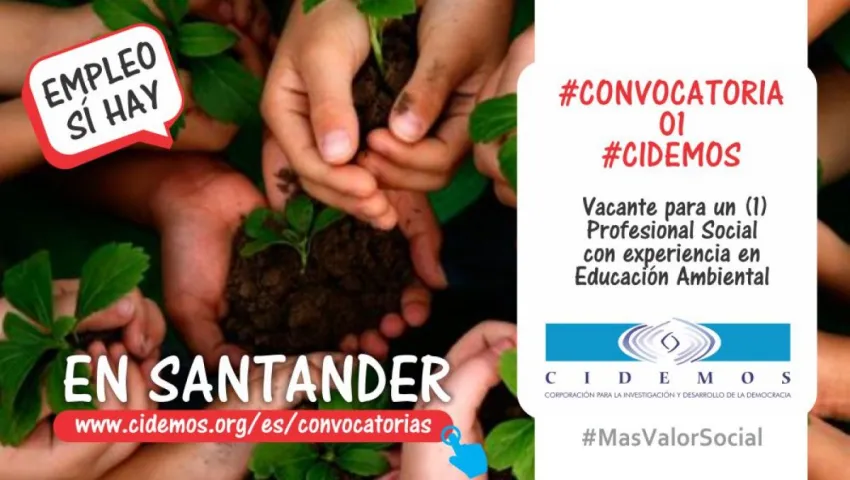 blog Convocatoria 01 - Profesional Social con experiencia en Educación Ambiental