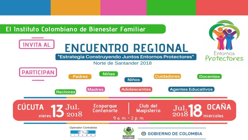 blog ENCUENTRO REGIONAL “ESTRATEGIA CONSTRUYENDO JUNTOS ENTORNOS PROTECTORES” - PROYECTO DEL ICBF EN NORTE DE SANTANDER.