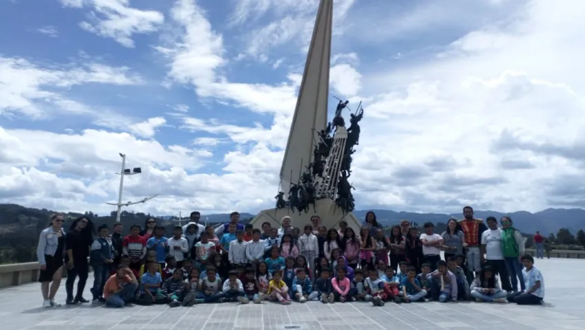 blog ICBF y niños y niñas de Boyacá transforman material reciclable en jornadas recreativas