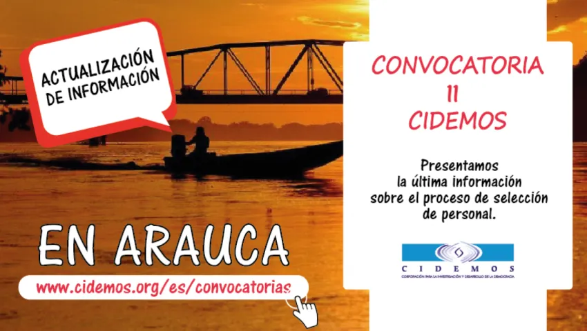 blog Actualización de información sobre Convocatoria No. 11 Sede Arauca