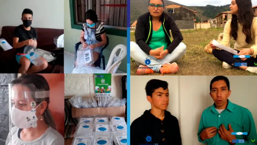 blog Iniciativas Juveniles de Boyacá producen tapabocas y documental familiar durante la pandemia