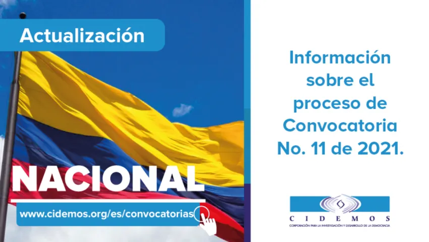 blog Actualización de Información | Estado de Convocatoria No. 11 de 2021 en Arauca y Norte de Santander