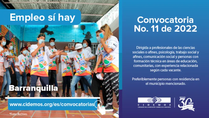 blog Convocatoria No. 11 de 2022 Sede Caribe | Vacantes (6 en total) dirigidas a profesionales y técnicos(as) de las ciencias y áreas sociales, trabajo social, psicología, eduación, afines y comun