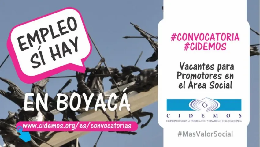 blog Convocatoria 01 - Promotores de Derechos para el programa Generaciones con Bienestar en Boyacá